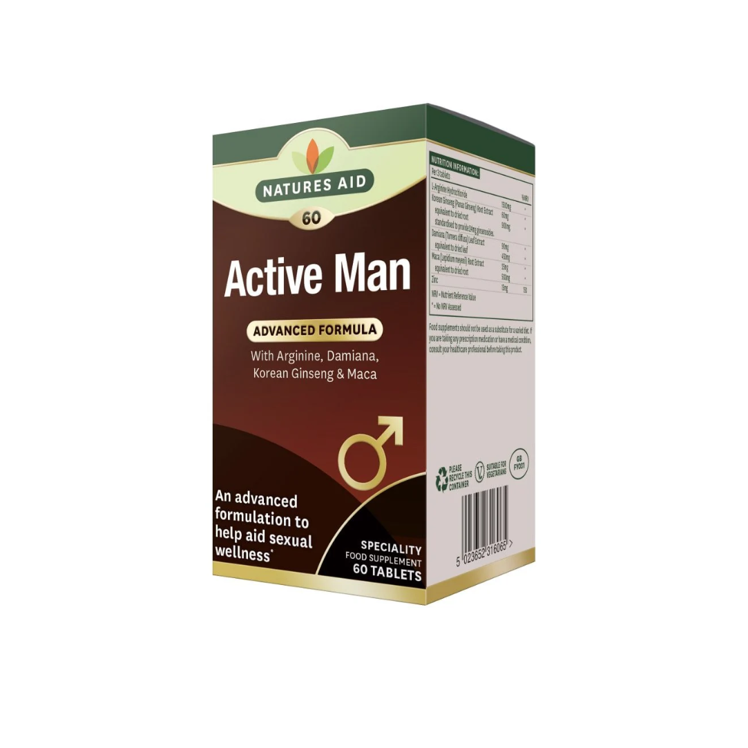 Active Man With Arginine Ginseng Tablet 60.s Na product available at family pharmacy online buy now at qatar doha
