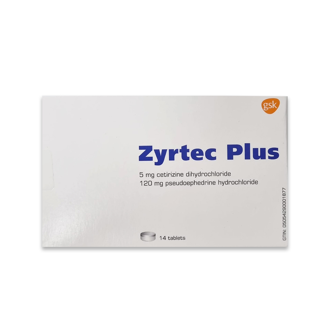 Zyrtec Plus Tablet 14.s product available at family pharmacy online buy now at qatar doha