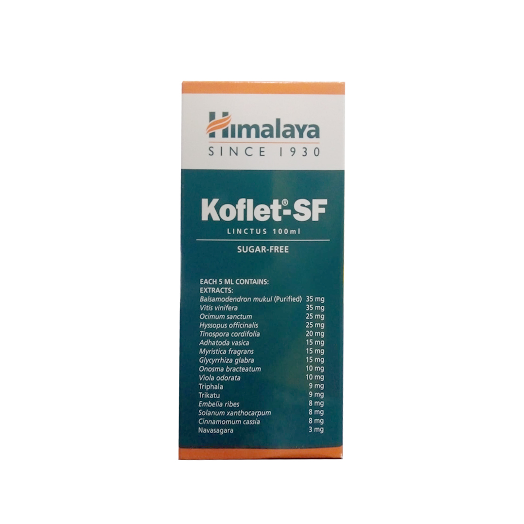Koflet-sf Sugar Free Cough Syrup 100ml product available at family pharmacy online buy now at qatar doha