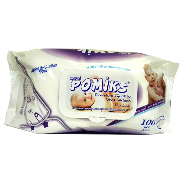 buy online Wet Wipes [Baby] 100'S - Pomiks Baby  Qatar Doha