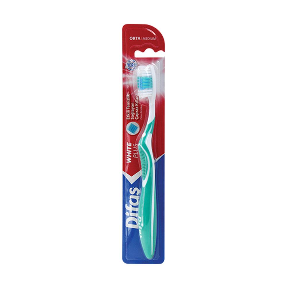 Toothbrush [white Plus] 1.s - Difas product available at family pharmacy online buy now at qatar doha