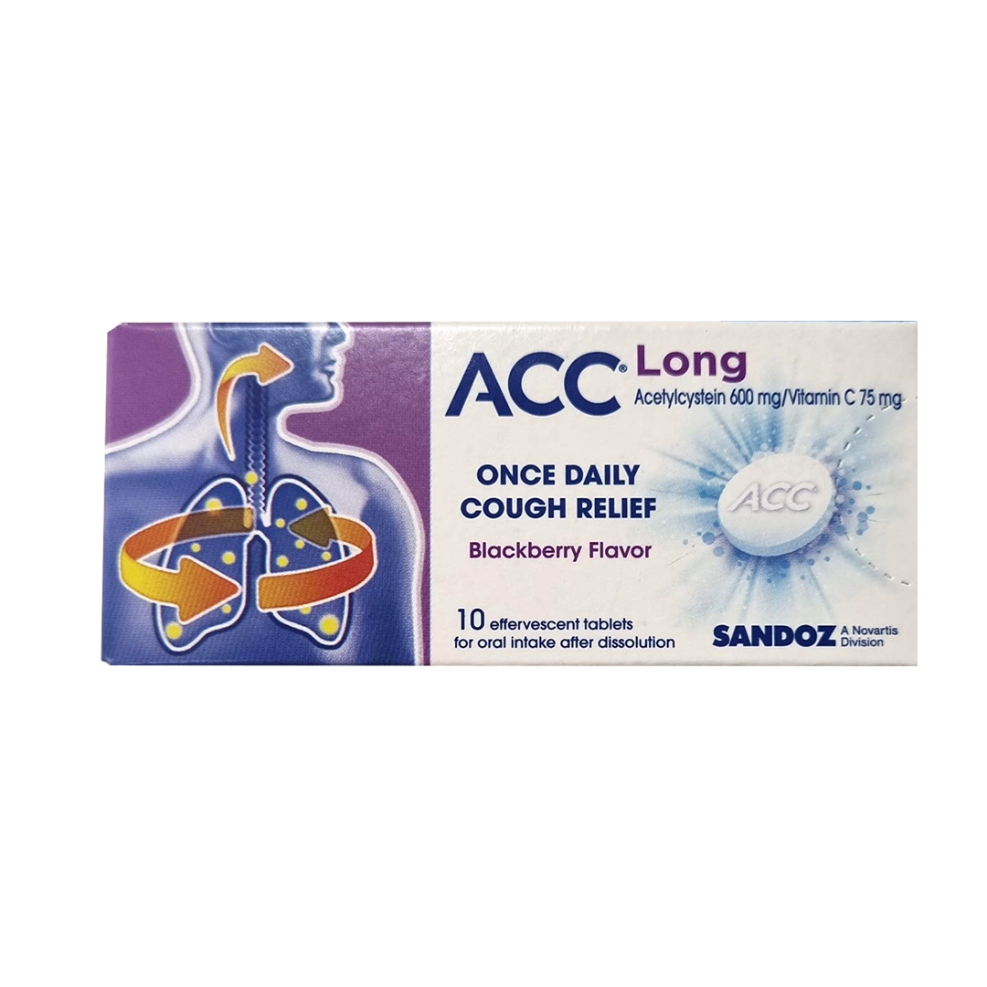 buy online Acc Long Eff. Tablet 10'S 1  Qatar Doha
