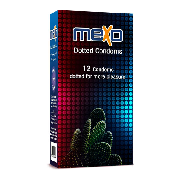 Mexo Condoms Dotted 12'S product available at family pharmacy online buy now at qatar doha