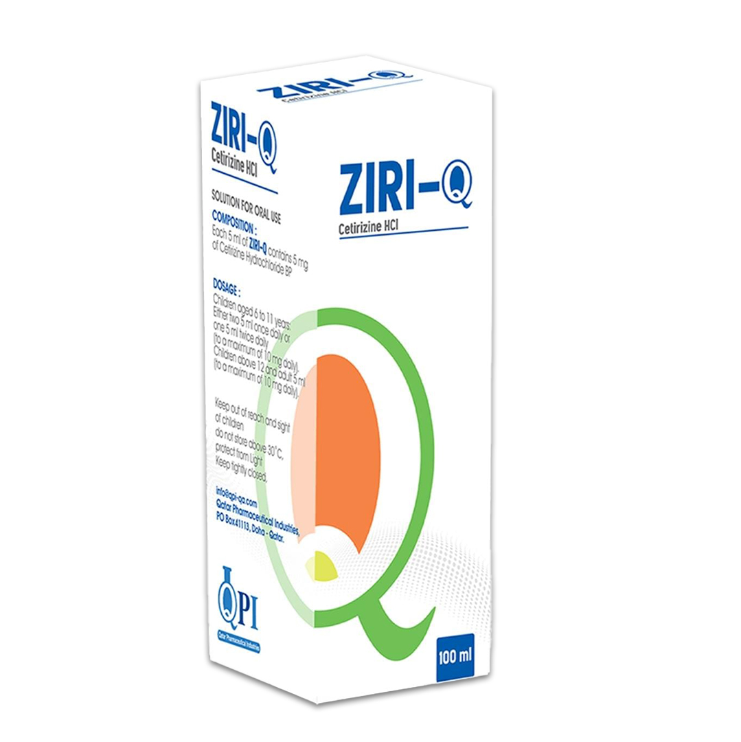 buy online Ziri- Q (5mg/5ml) Syrup -100ml 5mg/5ml  Qatar Doha