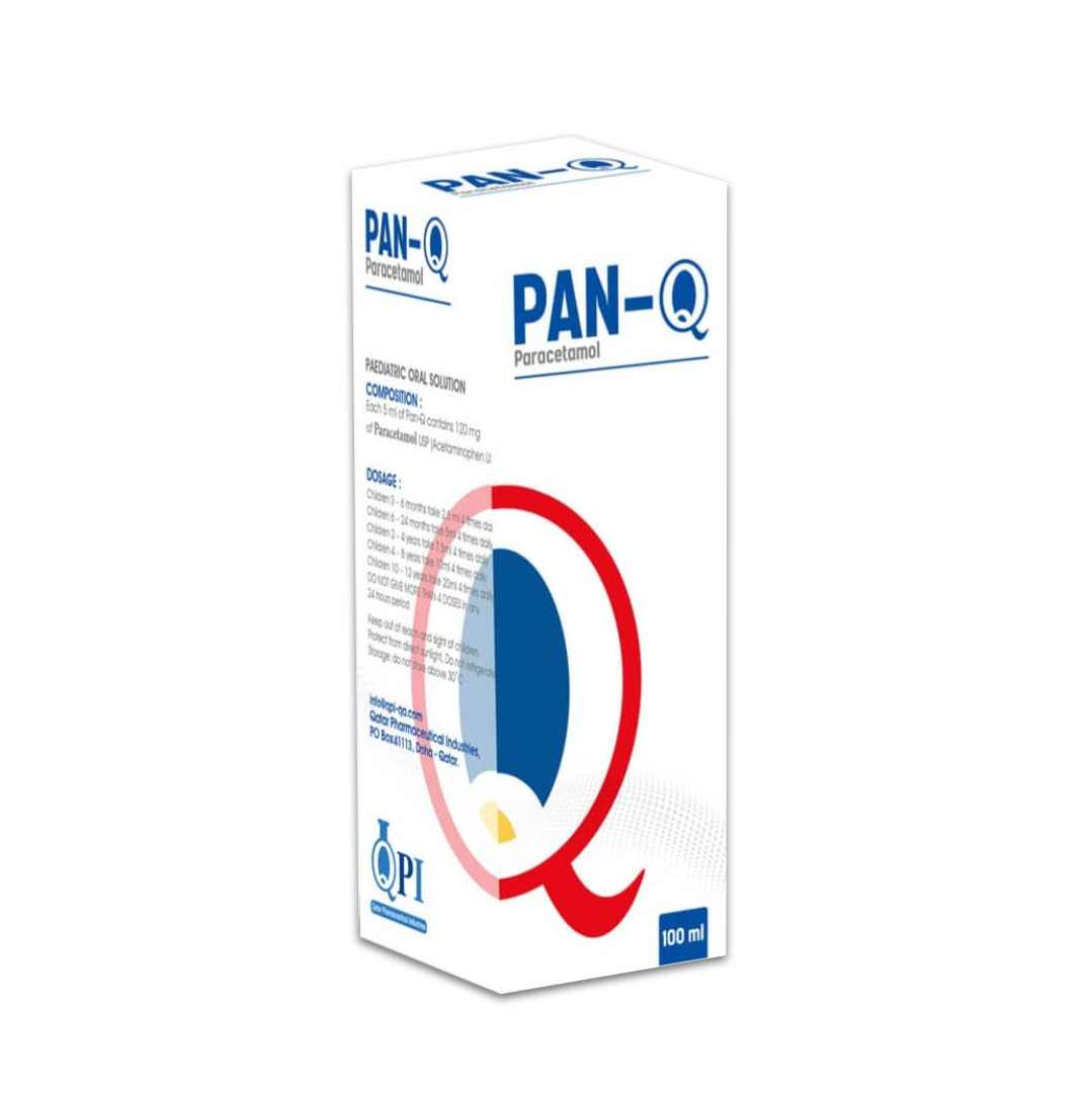 Pan- Q (120mg/5ml ) Syrup -100ml product available at family pharmacy online buy now at qatar doha
