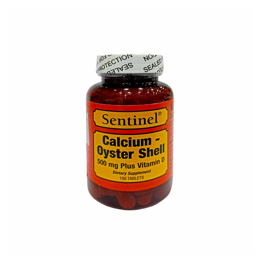 Calcium 500mg Vit D 100 Tab Sentinal product available at family pharmacy online buy now at qatar doha