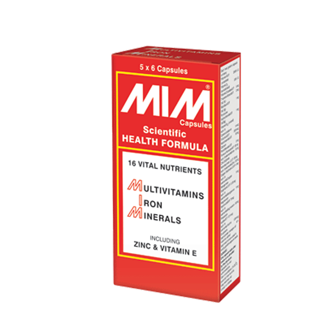 mim(multivitamns,iron,minerals) capsules 30's #meyer product available at family pharmacy online buy now at qatar doha