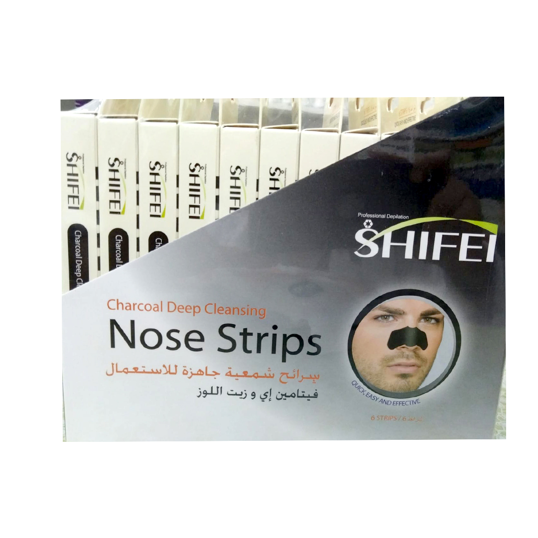SHIFEI DEEP CLEANSING( FOR MEN) NOSE STRIPS 6'S product available at family pharmacy online buy now at qatar doha