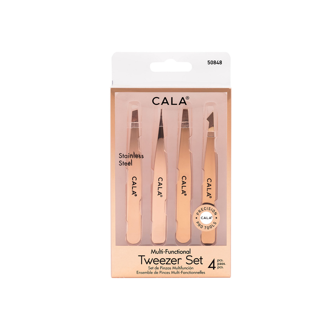 Cala ROSE GOLD multi tweezer set #50848 product available at family pharmacy online buy now at qatar doha